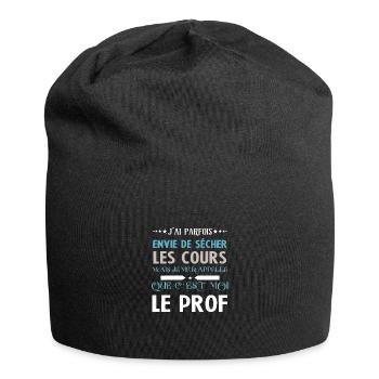 Prof Meilleur Professeur - Bonnet en jersey - noir - Devant