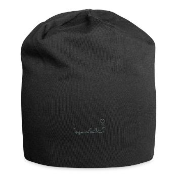 Heartbeat Seals EKG Heartbeat - Jersey Beanie - black - Front
