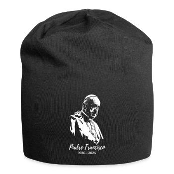 Pape François - Saint-Père - Bonnet en jersey - noir - Devant