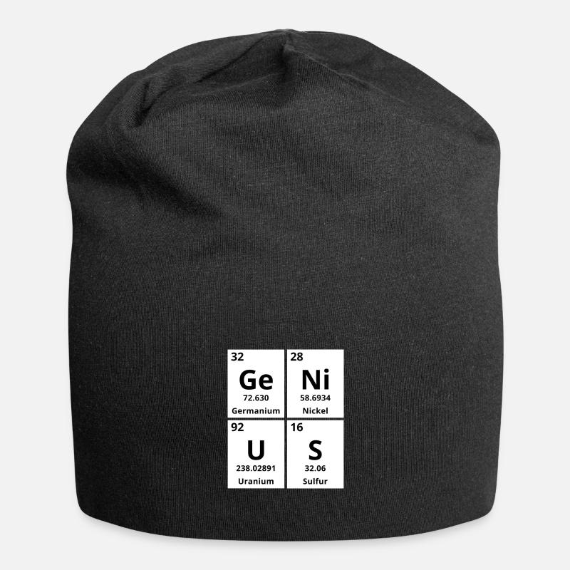 Genie - Jersey-Beanie - Schwarz