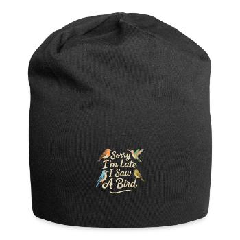 Entschuldigung, ich bin zu spät, ich habe einen - Jersey-Beanie - Schwarz - Vorne