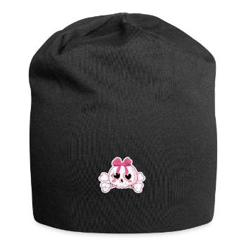 TOTENKOPF PINK ROCK ROLL PINUP 50s MOTIVE GESCHENK - Jersey-Beanie - Schwarz - Vorne