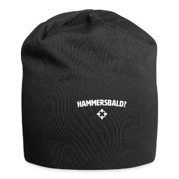 Hammersbald? Nordischer Gott der Ungeduld - Jersey-Beanie - Schwarz - Vorne