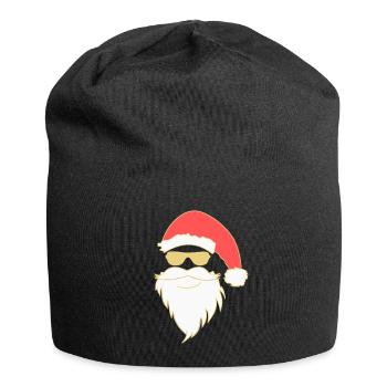 Nikolaus cool - Jersey-Beanie - Schwarz - Vorne