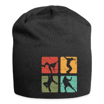 Breakdancers B-Boying Bboy Break Dance Gift - Jersey Beanie - black - Front
