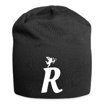 R - Jersey Beanie - black - Front