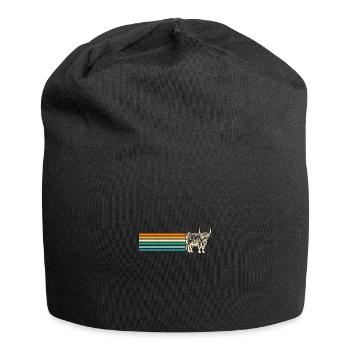 Cow Cattle Highland Cattle - Jersey Beanie - black - Front