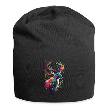 Hunting Deer Colorful - Jersey Beanie - black - Front