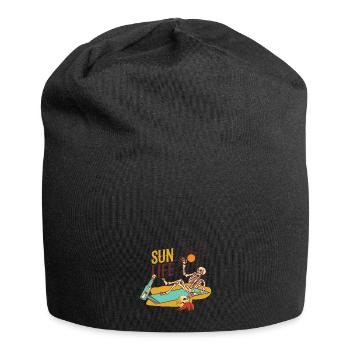 Squelette plage - Bonnet en jersey - noir - Devant