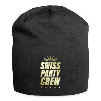 Swiss Party Crew Gold Suisse - Bonnet en jersey - noir - Devant