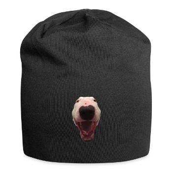 Happy Walter dog meme gift idea - Jersey Beanie - black - Front