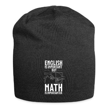Géométrie Nombre d’or Math Fibonacci - Bonnet en jersey - charbon - Devant