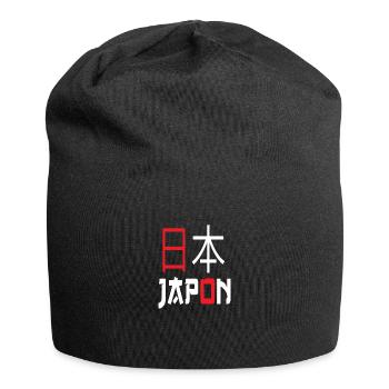 japan - kanji "japan" - Jersey Beanie - black - Front