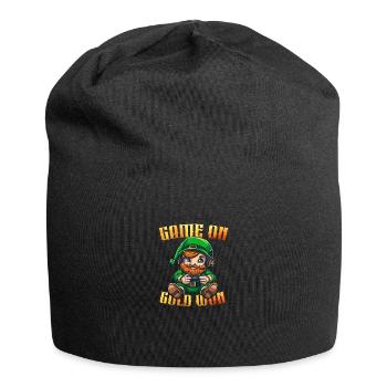 Cute Leprechaun Gamer - Jersey-Beanie - Schwarz - Vorne
