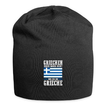 Grecs Grèce - Bonnet en jersey - noir - Devant