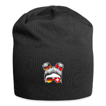 Suisse Allemagne Suisse - Bonnet en jersey - noir - Devant