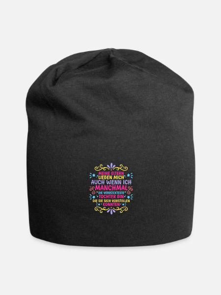 Töchter Tochter - Jersey-Beanie - Schwarz