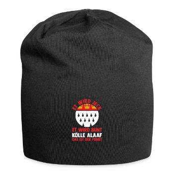 Kölle Alaaf Jecken Carnival Cologne Carnival - Jersey Beanie - black - Front