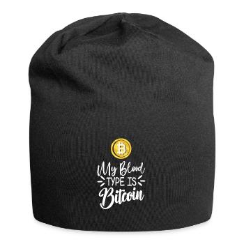 Bitcoin BTC Crypto Blockchain Coin Exchange Coin - Bonnet en jersey - noir - Devant