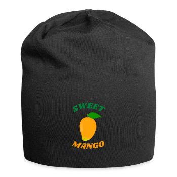 SWEET MANGO - Jersey-Beanie - Schwarz - Vorne