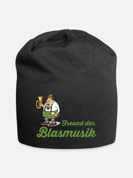 Freund der Blasmusik - Jersey-Beanie - Schwarz