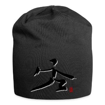 Dan Bian - Jersey-Beanie - Schwarz - Vorne