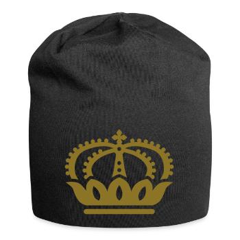 Couronne 3 - Bonnet en jersey - noir - Devant