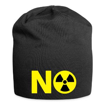 Atomkraft Nein Danke NO - Jersey-Beanie - Schwarz - Vorne