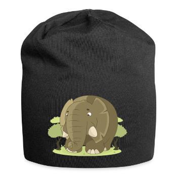elephant - Jersey Beanie - black - Front