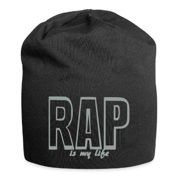rap is my life - Jersey Beanie - black - Front