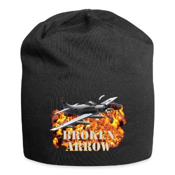 BROKEN ARROW/ - Bonnet en jersey - noir - Devant