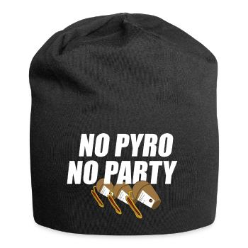 Feuerwerk No Pyro No Party Shell - Jersey-Beanie - Schwarz - Vorne