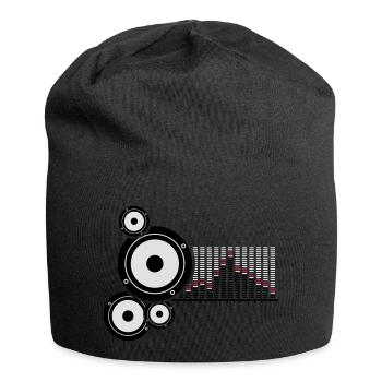 lautsprecher - Jersey-Beanie - Schwarz - Vorne