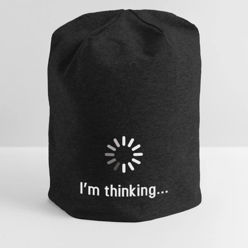 I m thinking Pc Computer Gamer Code Jersey-Beanie
