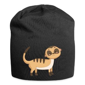Scharrtier ground female - Jersey Beanie - black - Front