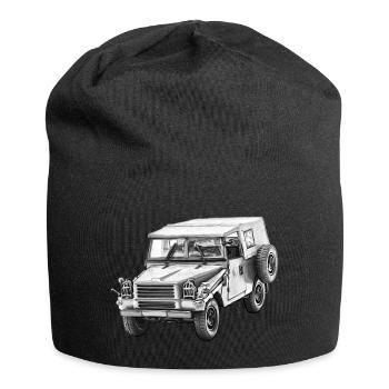 Sachsenring P3 véhicule tout terrain NVA DDR noir / blanc - Bonnet en jersey - noir - Devant