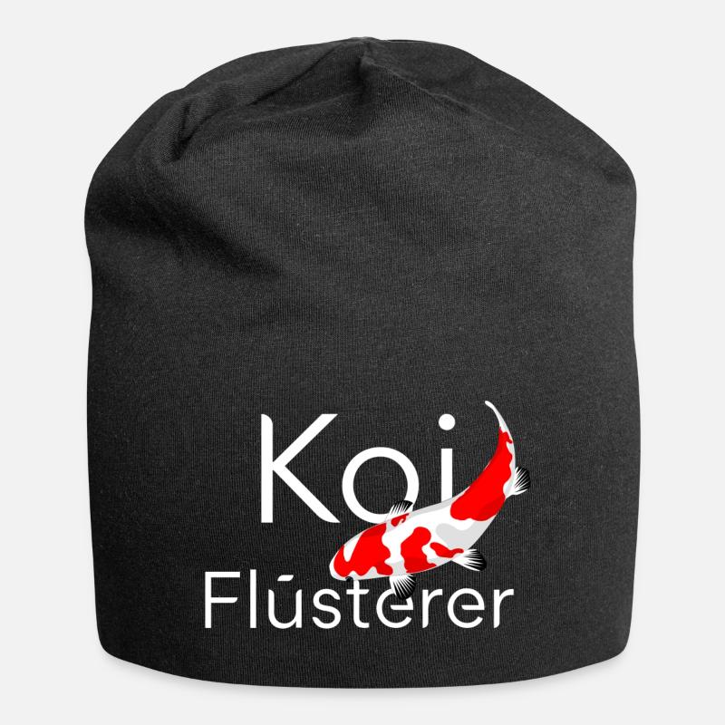 Koi whisperer - Jersey Beanie - black