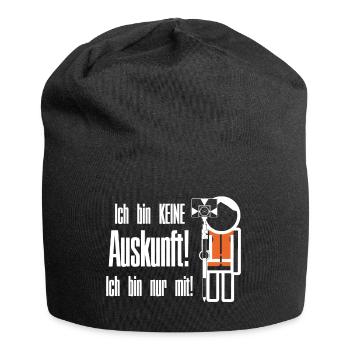 Informations arpenteur - Bonnet en jersey - noir - Devant