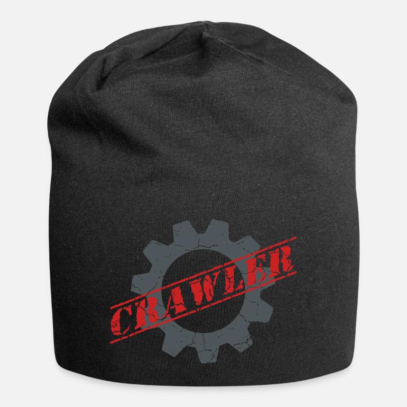 Crawler - Jersey-Beanie - Schwarz