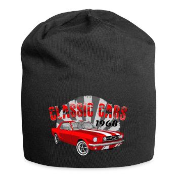 Classic Cars - V8 US Classic Muscle Car - Jersey Beanie - black - Front