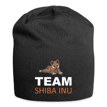 Team Shiba Inu, dog, - Jersey Beanie - black - Front