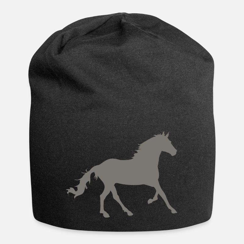 cheval - Bonnet en jersey - noir