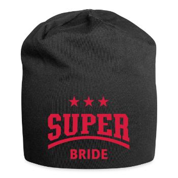 Super Bride (Hen Party) - Jersey-Beanie - Schwarz - Vorne