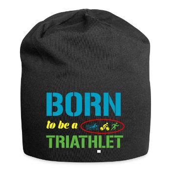 Triathlon - Bonnet en jersey - noir - Devant