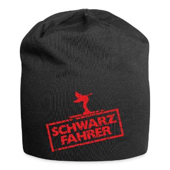 Schwarze Piste Schwarzfahrer Skifahrer Skifahren - Jersey-Beanie - Schwarz - Vorne