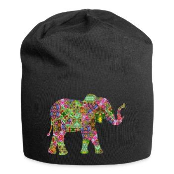 elephant - Jersey Beanie - black - Front