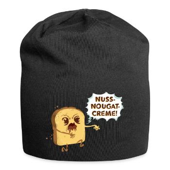 Zombie Toast: Nuss-Nougat-Creme - Jersey-Beanie - Schwarz - Vorne