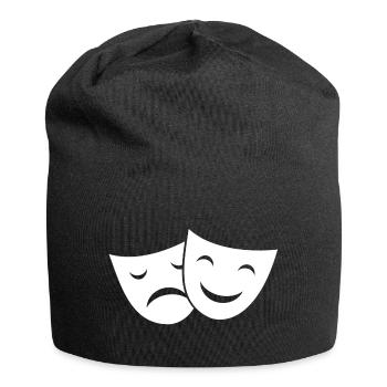 Masken - Jersey-Beanie - Schwarz - Vorne