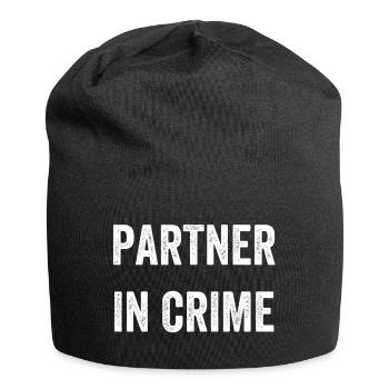 Partner in crime - Jersey Beanie - black - Front