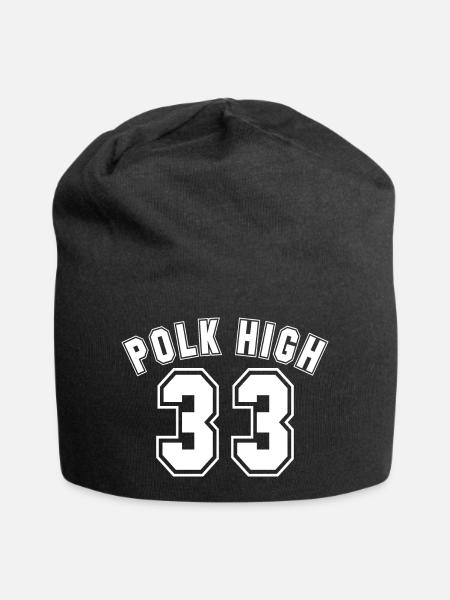 Polk High 33 Football College Shirt lustig - Jersey-Beanie - Schwarz